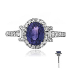 14K Purple Sapphire Gold Ring (CIRARI)