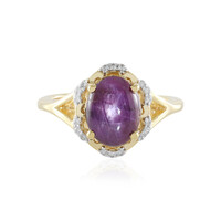 Star Ruby Silver Ring