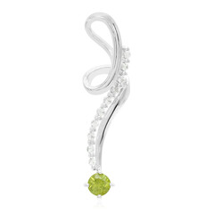 Namibian Demantoid Silver Pendant