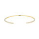Zircon Silver Bangle (Adela Silber)