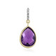9K Amethyst Gold Pendant