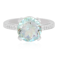 Mountain Lake Quartz Silver Ring