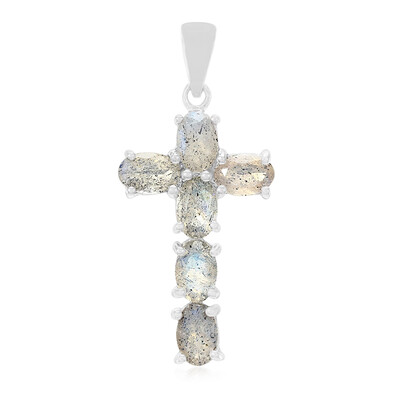 Labradorite Silver Pendant