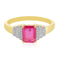 Madagascar Pink Sapphire Silver Ring