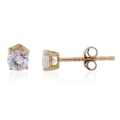 9K Zircon Gold Earrings