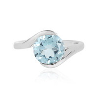 Sky Blue Topaz Silver Ring