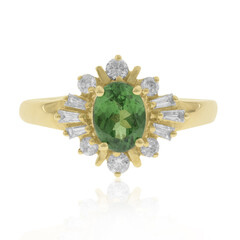 14K AAA Tsavorite Gold Ring (CIRARI)