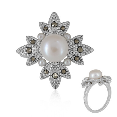 Freshwater pearl Silver Ring