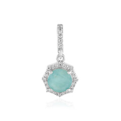 Grandidierite Silver Pendant