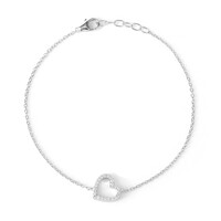 Zircon Silver Bracelet