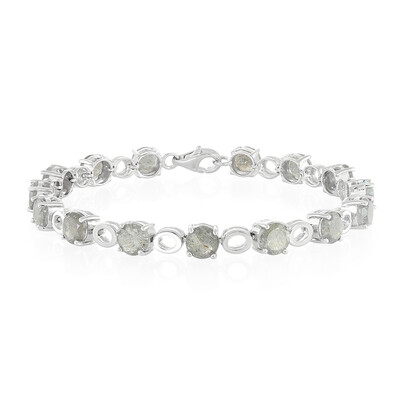 Romanian Spectrolite Silver Bracelet