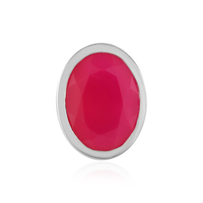 Pink Chalcedony Silver Pendant (MONOSONO COLLECTION)