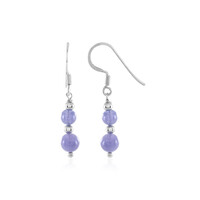 Tanzanite Silver Earrings