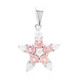 Padparadscha Sapphire Silver Pendant