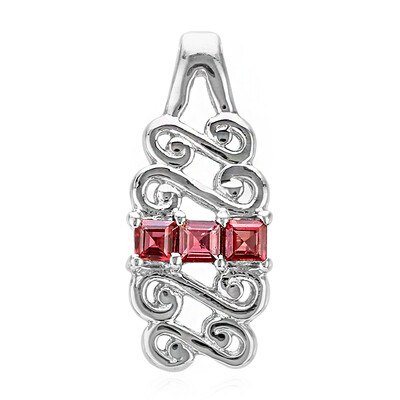 Tanzanian Ruby Silver Pendant