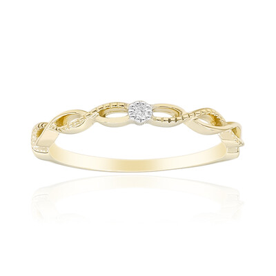 9K SI1 (G) Diamond Gold Ring (Annette)