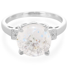 Medusa Quartz Silver Ring