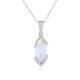 Welo Opal Silver Necklace