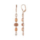 Chocolate Moonstone Silver Earrings (KM by Juwelo)