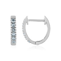 Brazilian Aquamarine Silver Earrings