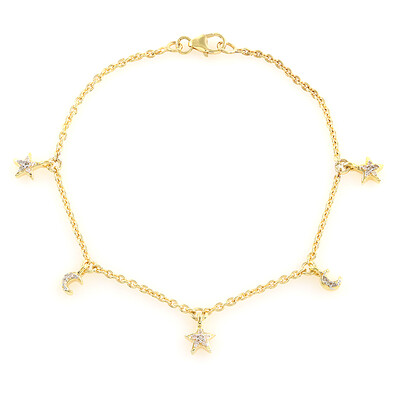 I2 (I) Diamond Silver Bracelet