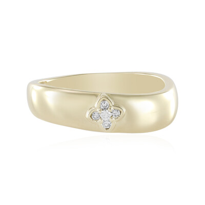 9K I2 (I) Diamond Gold Ring (de Melo)