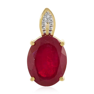 Madagascar Ruby Silver Pendant