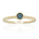 9K SI2 Blue Diamond Gold Ring (de Melo)