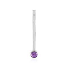 Amethyst Silver Pendant