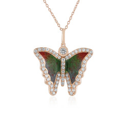 Zircon Silver Necklace (Adela Silber)