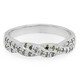 Fancy Diamond Silver Ring