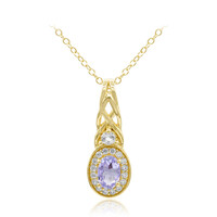 Tanzanite Silver Necklace