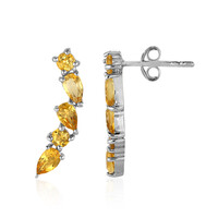 Citrine Silver Earrings