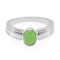 Imperial Chrysoprase Silver Ring