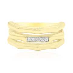 I1 (G) Diamond Silver Ring