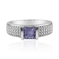 Iolite Silver Ring