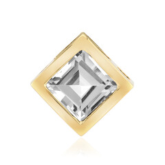 White Topaz Silver Pendant
