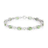 Russian Apatite Silver Bracelet