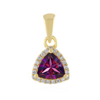Purple Mystic Topaz Silver Pendant