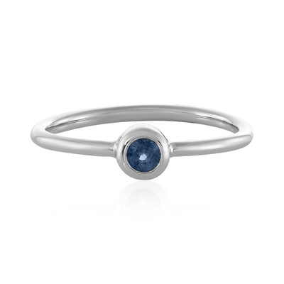 Blue Sapphire Silver Ring