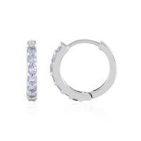 Tanzanite Silver Earrings