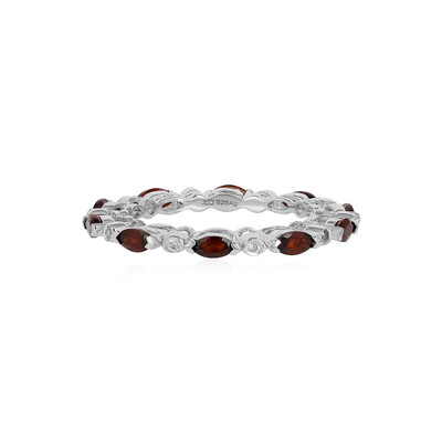 Mozambique Garnet Silver Ring