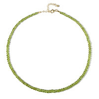 Peridot Silver Necklace