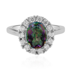 Mystic Quartz Silver Ring