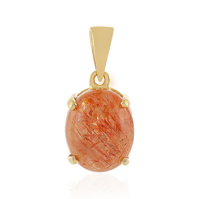 Sunstone Silver Pendant