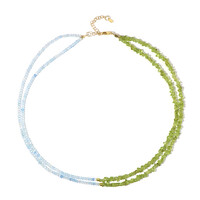 Peridot Silver Necklace