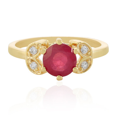 Madagascar Ruby Silver Ring