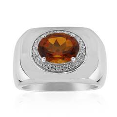 Madeira Citrine Silver Ring
