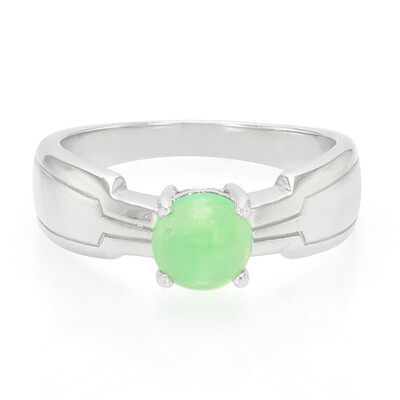 Imperial Chrysoprase Silver Ring
