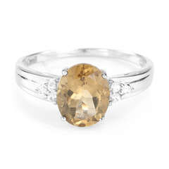 Quartz Silver Ring